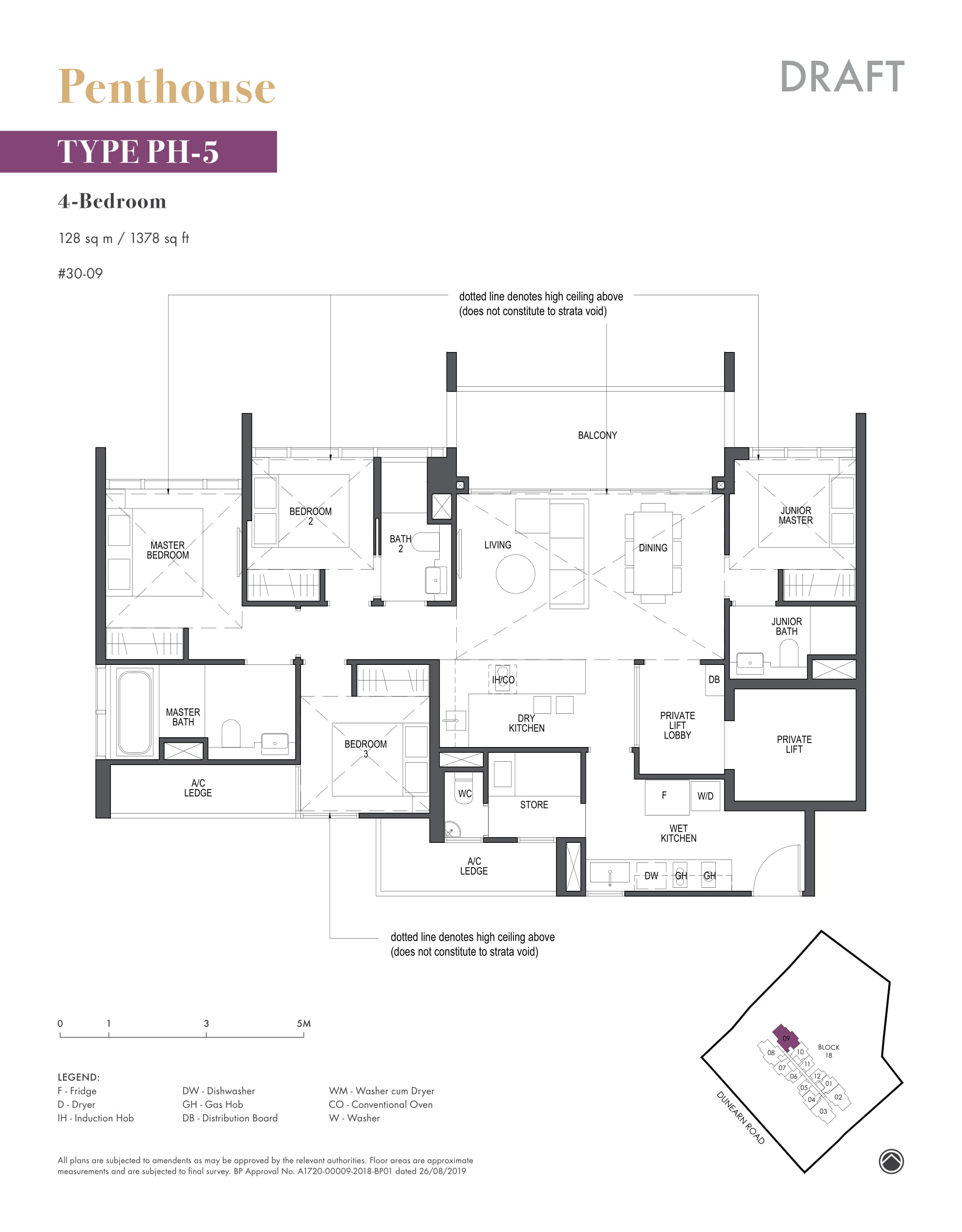 pullman-residences-floorplan-bedroom-penthouse-4-bedroom Pullman Residences