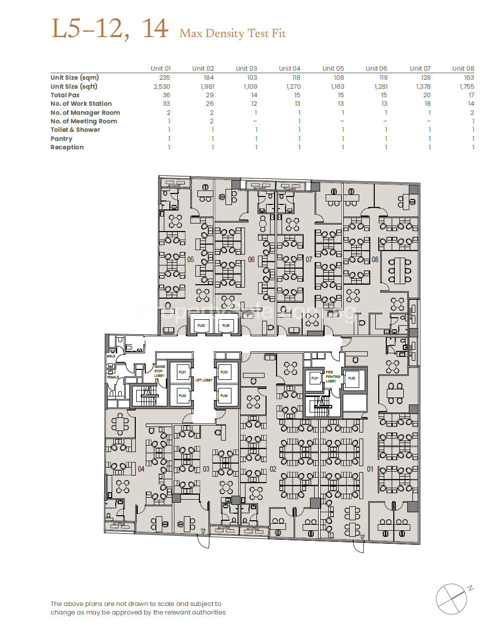 Solitaire-on-Cecil-floorplan-strata-office Solitaire Super Rare Freehold Grade A Office in CBD